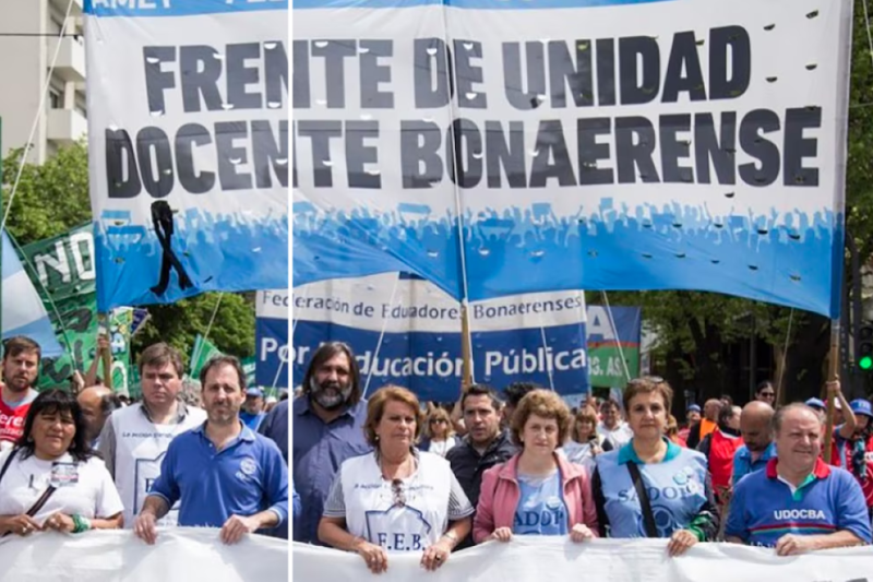 Los gremios docentes bonaerenses aceptaron un aumento salarial del 6% en dos tramos