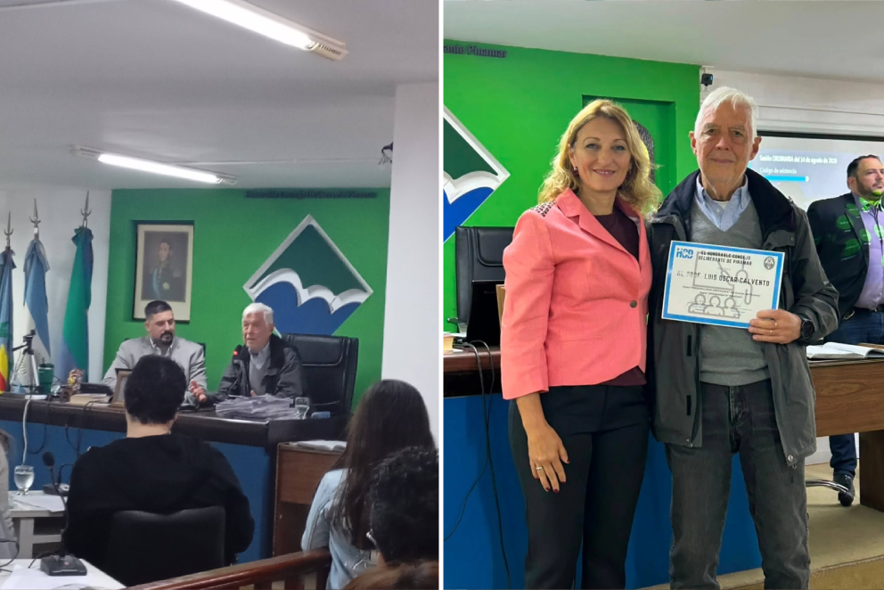 El profesor Luis Calvento fue reconocido como Personalidad Destacada del Partido de Pinamar