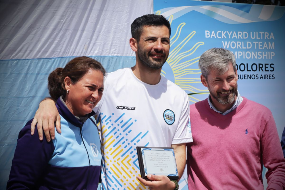 Hazaña deportiva en Dolores: Argentina logró el primer puesto sudamericano en backyard ultra