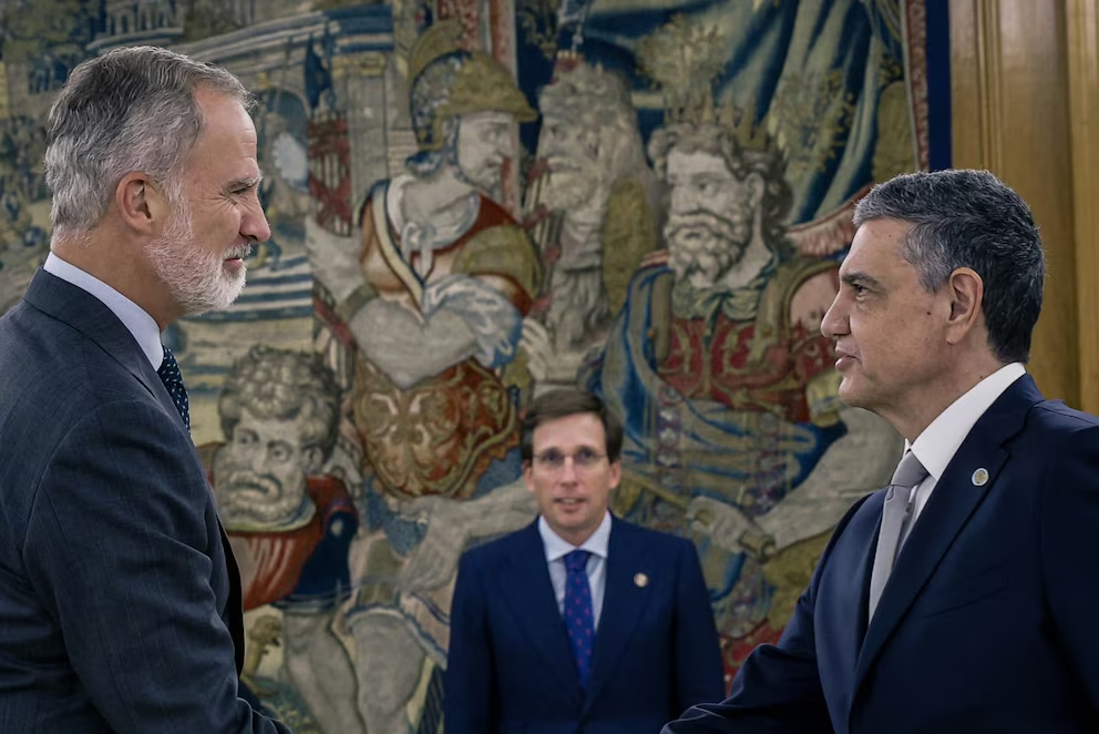 Jorge Macri se reunió con el rey Felipe VI en Madrid y firmó una declaración iberoamericana de alcaldes